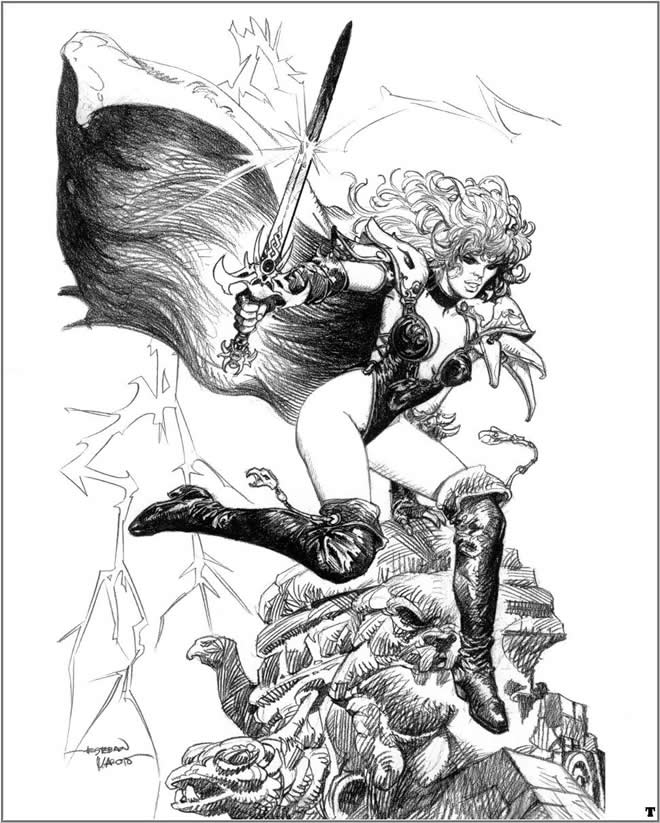 ilustraciones de Esteban Maroto